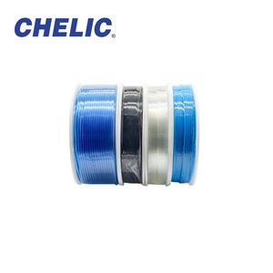 CHELIC Transparent/Black/Blue/Orange PU Tube Pneumatic Pipe for Pneumatic Tools and Air Systems
