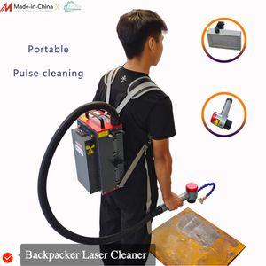 Portable Lithium Battery-Powered Laser Rust Remover - 100/200/300W Handheld Cleaner for Outdoor Metal Maintenance