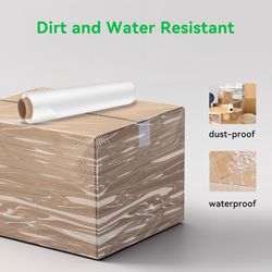 Transparent Machine Stretch Film - Virgin LLDPE with Double-Sided Adhesive Film