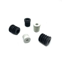 Adjustable Plastic Threaded Pipe Plug with Nut Round Tube End