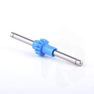 Plastic Gears Manufacturer OEM Custom Molded Plastic Gear Rack Precision Plastic Spur Gear with Stainless Steel Shaft