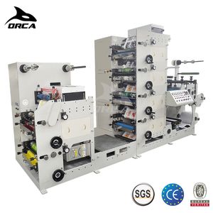 Manufacturers Supply 6 Colors Hot Selling High Speed IR UV Self-Adhesive Sticker Label Flexo Printing Machine Price