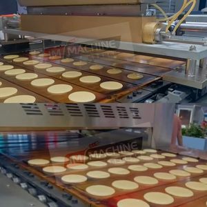 Fully Automatic Dorayaki Pancake Production Line with Gas Electric Copper Plate