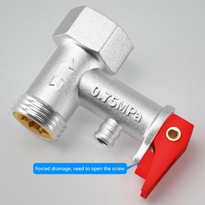 Electric Water Heater Safety Valve Brass Safety Valve for Water Heater