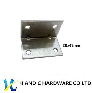 30X47mm Cabinet Support Furniture Hardware Shelf Rest Steel Corner