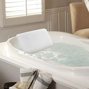 Waterproof SPA Neck Pillow with Suction Cup for Indoor Hottub