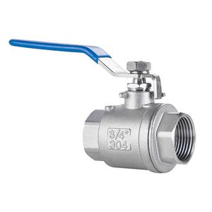 Impact Resistant 2PC Stainless-Steel Ball Valve for Oil Refineries
