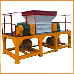 Industrial Double Shaft Plastic Bottle Scrap Metal Wood Books Paper Shredder Machine