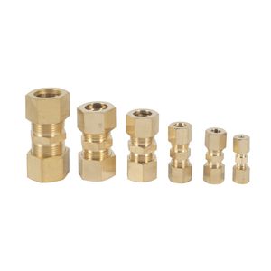 3/16-Inch Od Compression Union, Brass Compression Fitting (Pack of 10)