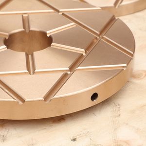 Casted Bronze/Copper/Brass/Steel Bottom Shell Plate for Mining Machinery Spare Parts Movable and Fixed Quarry Thrust Wear Plate for Jaw Cone Crusher