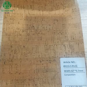 Versatile Natural Cork Fabric for Footwear Bags and Interior Design