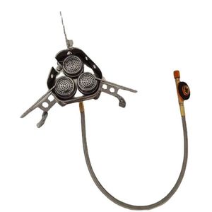 Outdoor Camping Car Portable Stoves Three-Head Windproof Butane Stove