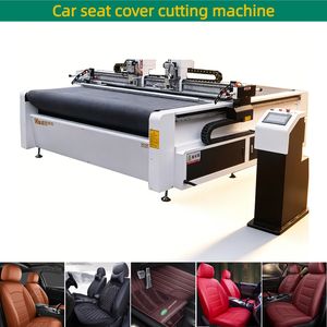 Real Sofa Car Seat Cover Digital Cutter Genuine Leather/Artificial Synthetic Leather/PU Automatic Oscillating Knife CNC Cutting Machine for Bag/Shoes/Footwear