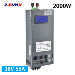 Adjustable Power Supply 0-36VDC 0-55.5A High Power Digital Display Switching DC Regulated Power Supply 2000W Cc CV