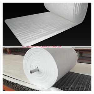 1260 Refractory Rcf Fireproof Fibre Blanket High Temp Thermal Insulation Heat Resistant Ceramic Fiber in Rolls Coated Aluminium Al Foil