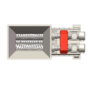 High-Performance Single-Axis Double Shafts Shredder Crusher