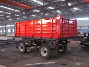 Four Wheels Farm Dump Trailer