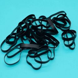 Weather-Resistant Silicone Rubber Loop, UV-Stable Cable Tie for Outdoor Electronics & Solar Panel Wires