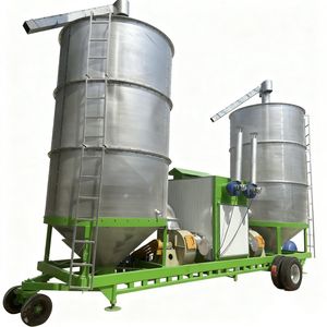 Transportable Grain Dryer with Granular Coal Heating for Efficient Rice Drying