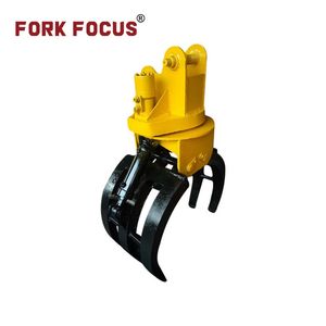 High Quality Hydraulic Clamp of Excavator Attachment for Grabbing Wood with Forklift