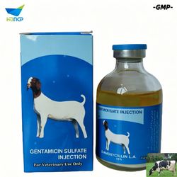 High Quality GMP Factory Gentamicin Sulfate 5% 10% Injection for Cattle Horse Swine