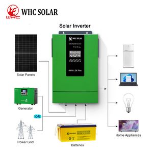 WHC Pure Sine Wave Power Inverter 12V 220V 1.2KW Hybrid Solar Inverter Price