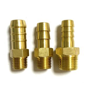 Customized Brass Hydraulic Hose Barb Fitting for High Pressure