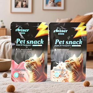 Manufacture Wholesale Cat Wet Food Pouch Cat Snacks Nutritious Wet Cat Food Pet Treats Chicken Carrot Flavor Snacks