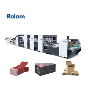 Paper Cardboard and Corrugated Carton Box Packaging Box Folding Gluing Machine (GK-1600PC)