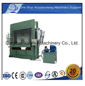 Laminating Hot Press Machine for Melamine MDF Veneer Sheets/ Construction Material Veneered Block Board Machine Blockboard Machine Full Line
