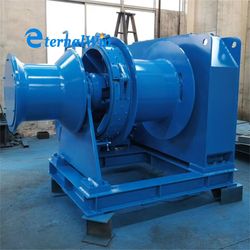 China Marine Winch Supplier 200kn 500kn 50ton 20ton Hydraulic Electric Lifting Marine Anchor Winch Price