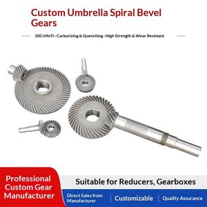 Right Angle Bevel Herringbone Gear Customized Steel Reducer 20crmnti Carburizing China Processing Umbrella-Shaped Shaft Plastic Double Precision Custom Gear