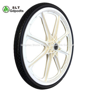 Garden Cart Tool Cart Wheel 20 Inch Plastic Spoke Wheel PU Foam Wheel 20X2.125