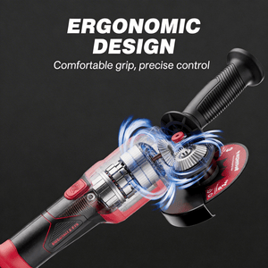Cordless Angle Grinder, 9500rpm Cutting and Grinding Machine