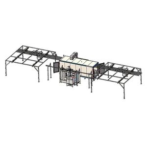 High Efficiency Complete Electrostatic Painting Line Manual Powder Coating Booth and Oven Equipment for Flat Metals
