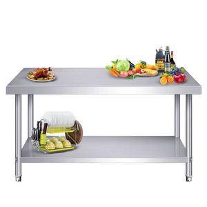 Custom Design Stainless Steel Workbench for Food Factory Packing Workshop Kitchen Industrial Processing Table