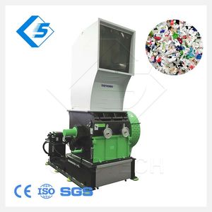 China CE Industrial Recycled Plastic Drinking Bottle Crusher Price with Force Press Device Machine