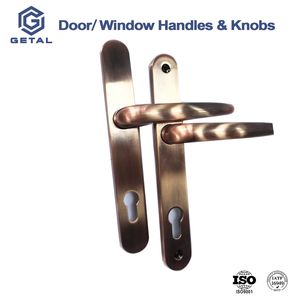 Heavy-Duty Die-Cast Zinc Alloy Door Handles Aluminum Window Handles, Corrosion-Resistant Electroplated Finish IATF16949