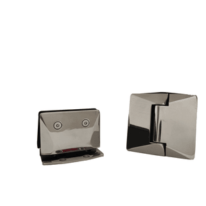 Heavy-Duty Stainless Steel Glass Clamp for Commercial Restroom Use