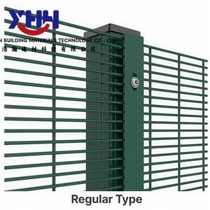Power Coated Welded Wire Mesh Fence Netting for Railway Station Fence Highway