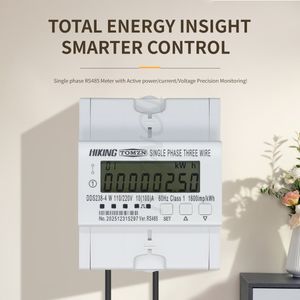 Dds238-4 W L1/L2 FM2s Bi-Directional Active Energy Measure Phase Voltage Frequency Tomzn