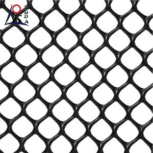 HDPE Poultry Plain Netting Flexible Extruded Plastic Flat Mesh