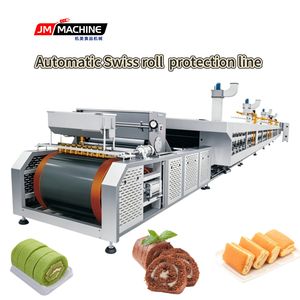 Automatic Swiss Roll Layer Cake Sandwich Cupcake Potato Chips Bakery Production Line