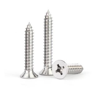 Inner Cross Self Tapping Stainless Steel Gold Plated Screw Drywall Screw