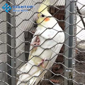 Flexible 7X7 Stainless Steel 304 316 316L Rope Mesh Zoo Aviary Mesh Netting