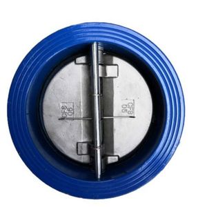 DN300 Pn16 Double Disc Wafer Type Dual Plate Ductile Iron Stainless Steel Check Valve