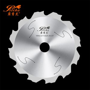 184X2.2X25.4X12t PCD Circular Saw Blade Diamond Tip Saw Blade for Cutting Calcium Silicate Fiber Cement Board
