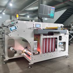 Rtma-330b Fully Automatic Label Inspecting Machine with Slitting System