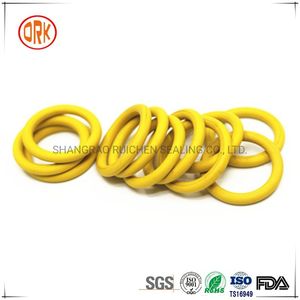 China Factory Yellow FKM FPM Excellent Chemical Resistance Rubber O Ring Seals
