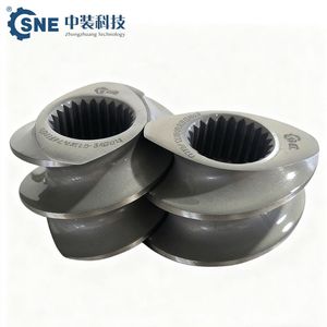 High-End New Design Customizable Diameter and Length Double- Flighted Extruder Screw Element for Building Materials Industry
